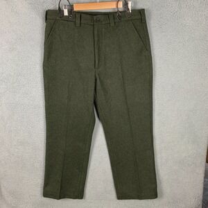 Filson Mackinaw Wool Hunting Field Pants Sz 38 x 29 Style 89 Green USA‎ MINT EUC